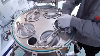 Industrieller Beutelfilter mit hohem Durchfluss aus Edelstahl